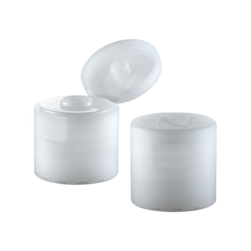 Ren vit plast flip top cap
