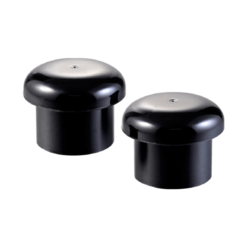 Skruvlock i mattsvart plast