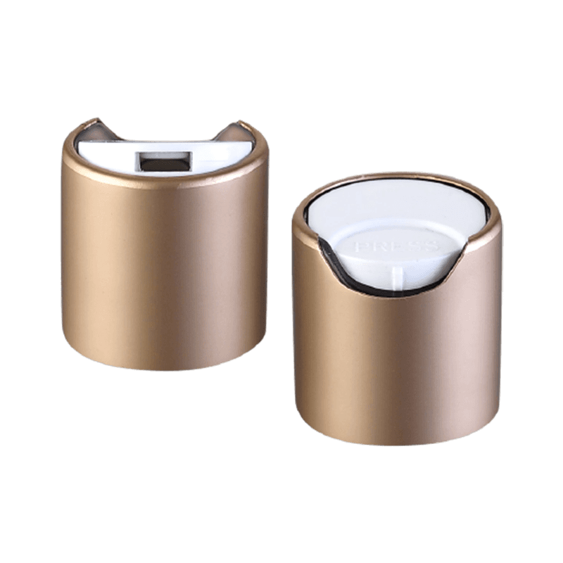 Plast roséguld skiva topplock