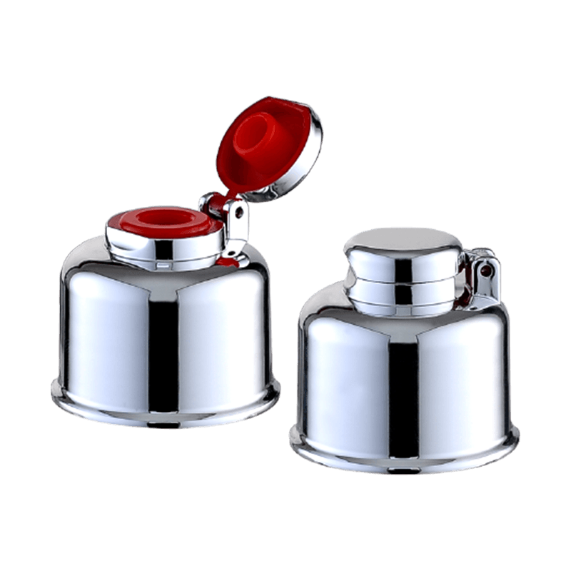 Plast Silver spray utseende Munstyckshatt